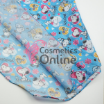 Pelerina de tuns  pentru copii cu desen COP11 Albastra Snoopy 120x73